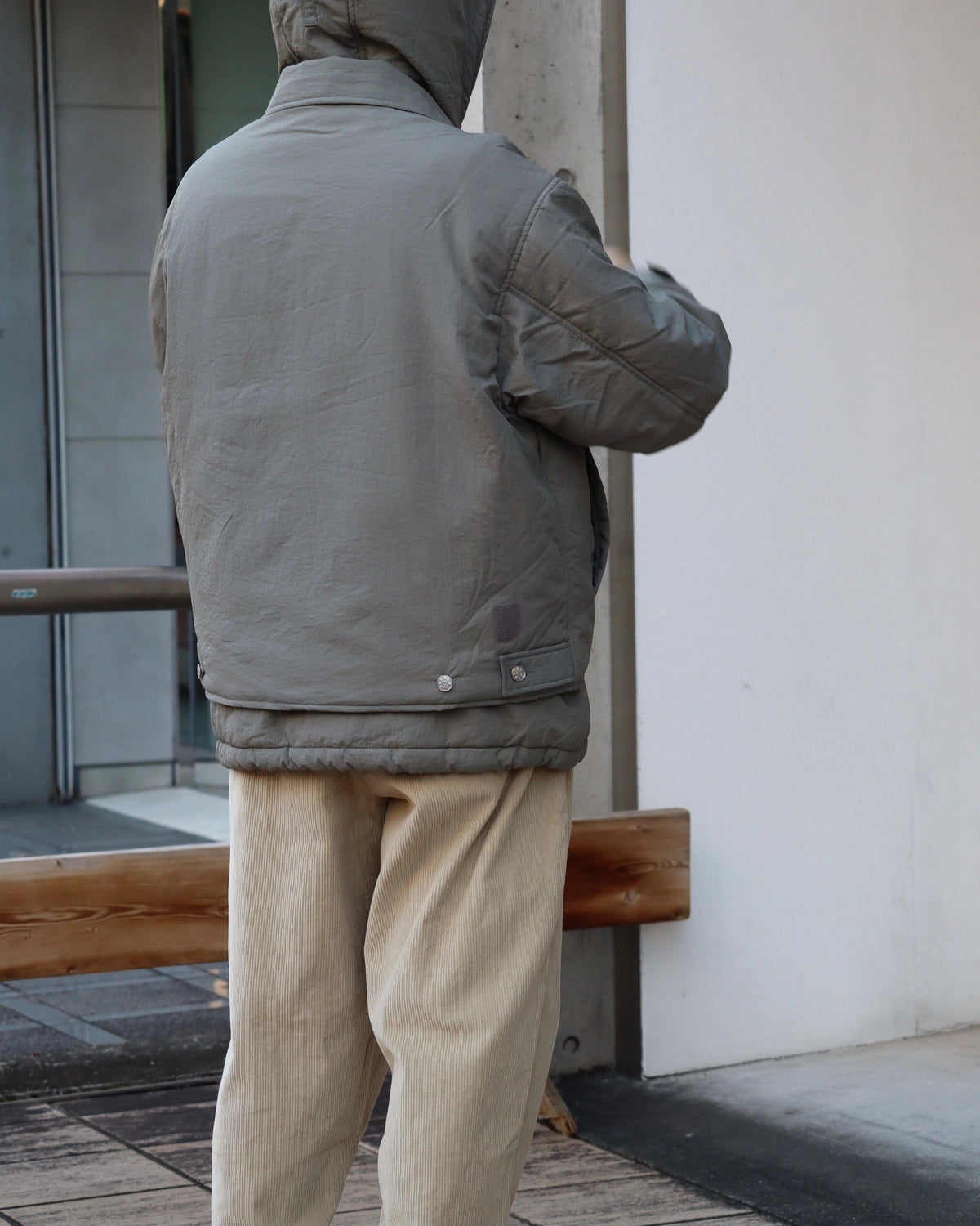 PHINGERIN / DOUBLE CUSHY HOODED JACKET (PD-252-JK-011)