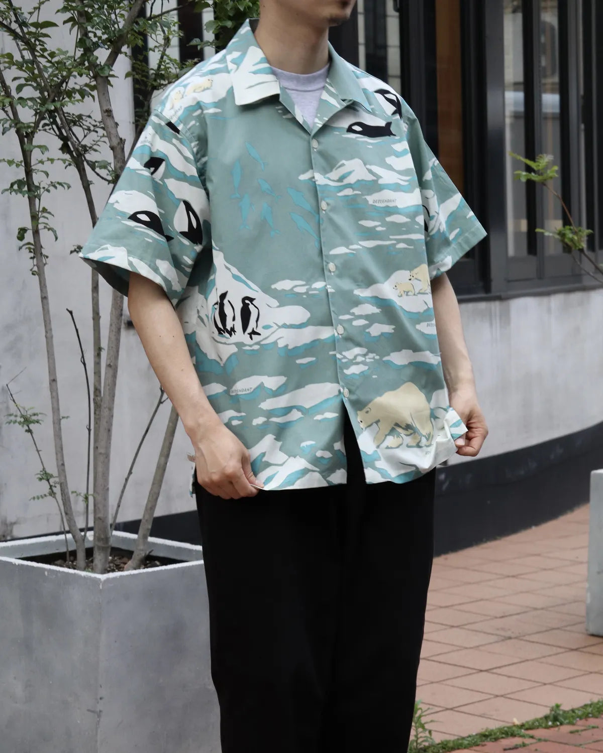 DESCENDANT (ディセンダント) / EDGD OPEN COLLAR TEXTILE SS SHIRT