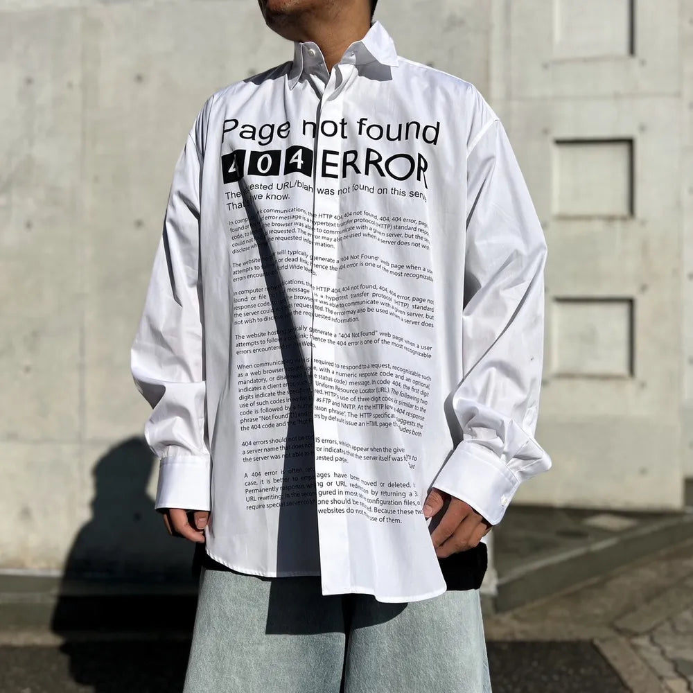 VETEMENTS (ヴェトモン) / PAGE NOT FOUND SHIRT 公式通販 JACK in the NET