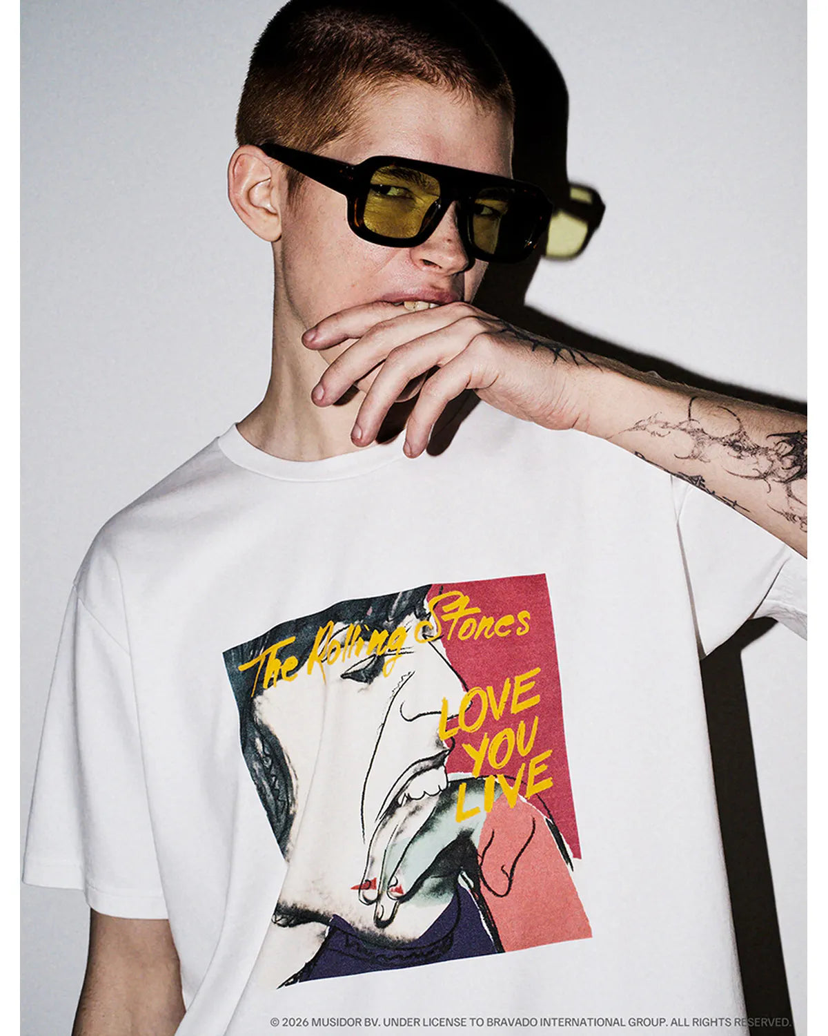 lucien pellat-finet × THE ROLLING STONES / ”Love You Live Cover” (213-64400)