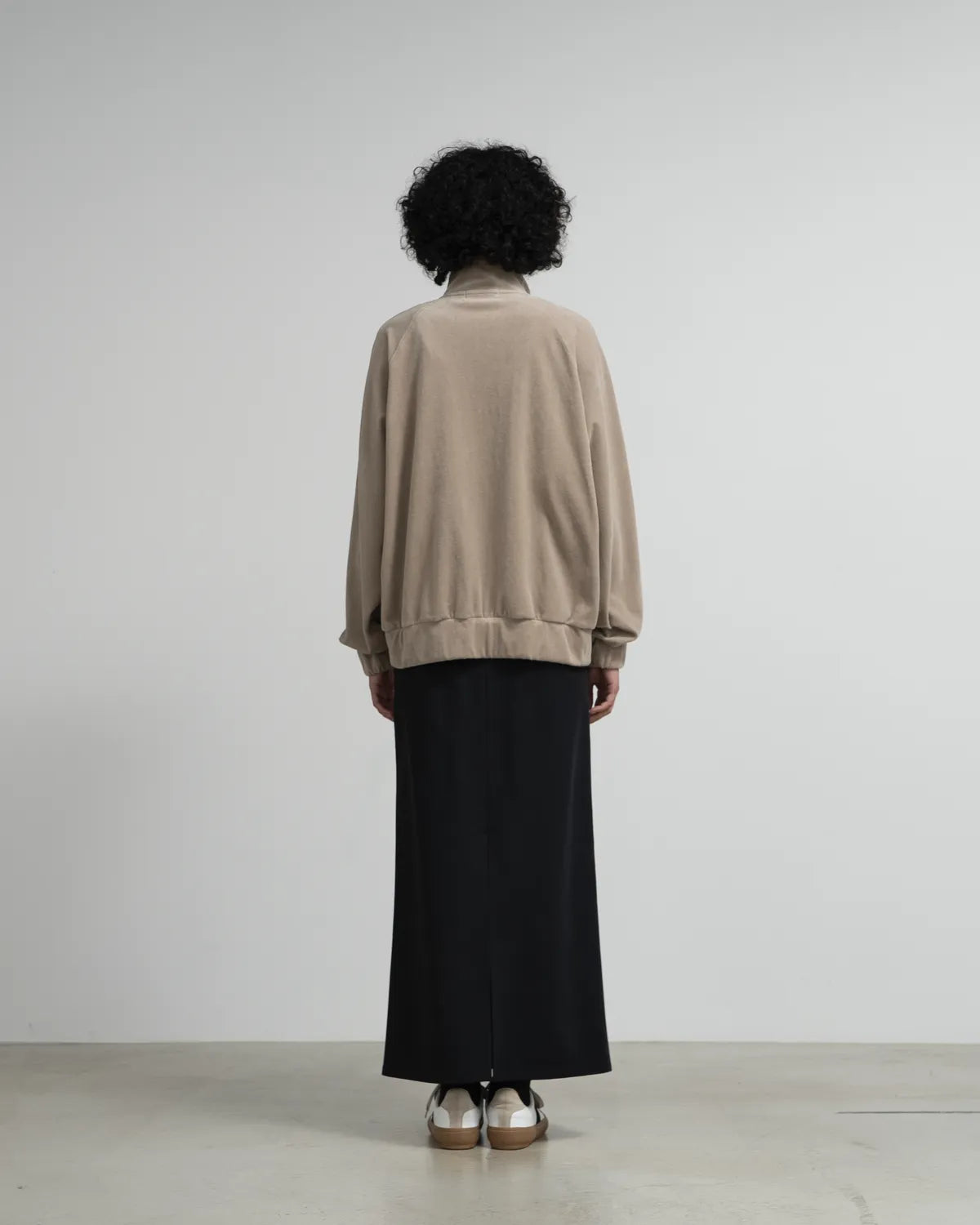 Graphpaper / Compact Velour Track Jacket (GL253-70407)