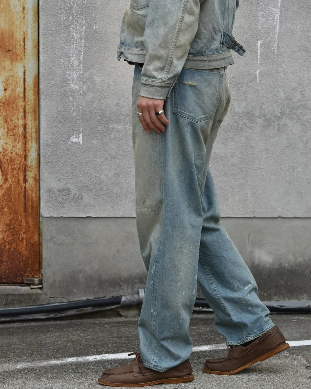 A.PRESSE / No.37 Washed Wide Denim Pants (25AAP-04-40)