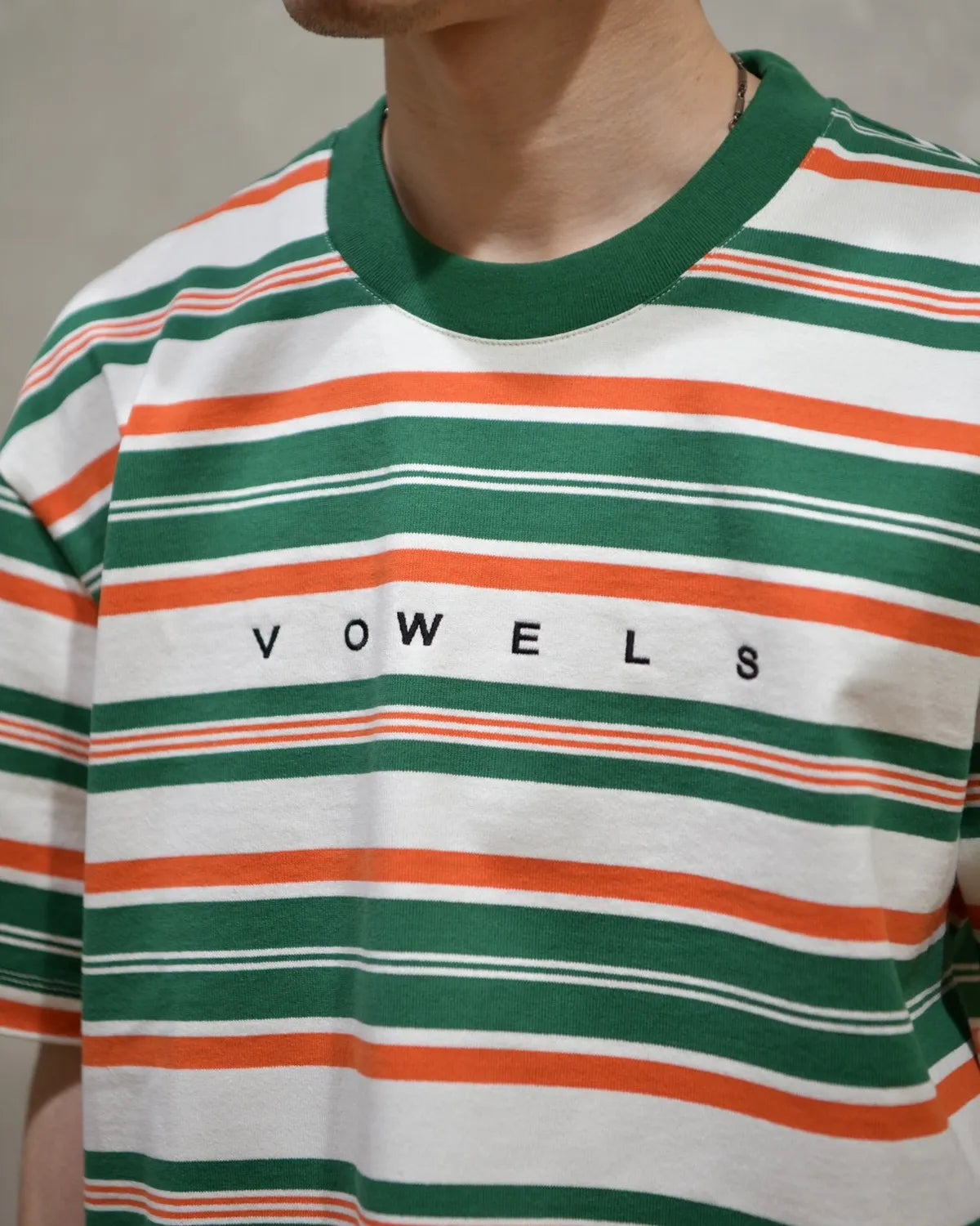 vowels / S/S STRIPE TEE (VO-26SS-T004)