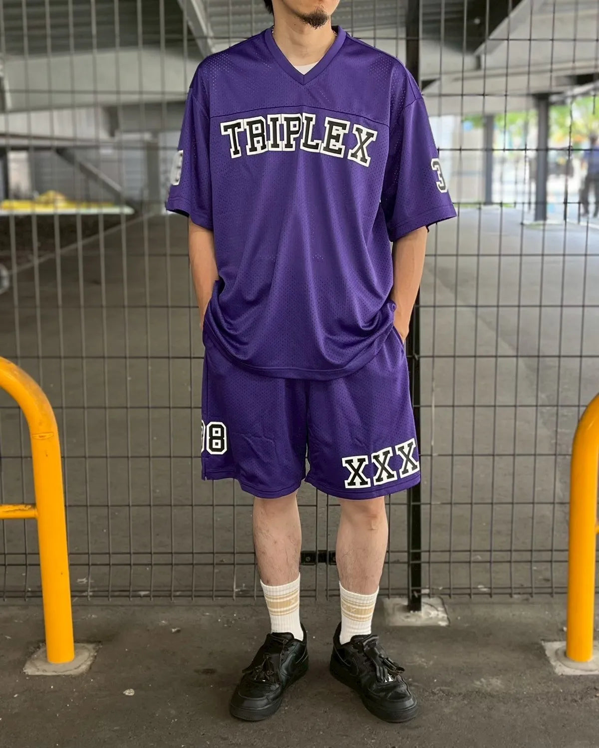 GOD SELECTION XXX / MESH BOARD SHORTS (GX-S25-SP-03)