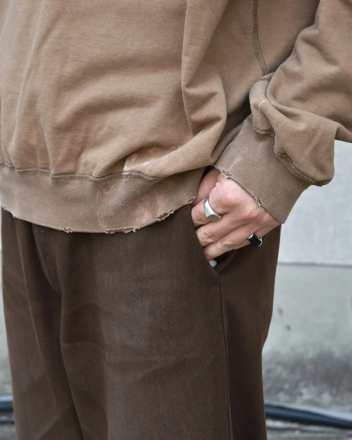 concause / HALF ZIP SWEAT (2502004)