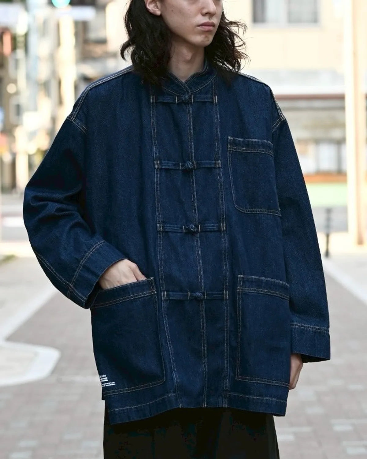 FreshService / CORPORATE DENIM KUNG-FU COVERALL (FSC253-20094OB)