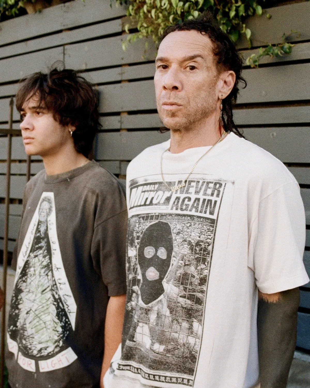 ©︎SAINT Mxxxxxx × Jamie Reid / JR_SS T-SHIRT / VOTE F LIGHT (SM-MK8-0000-C01)