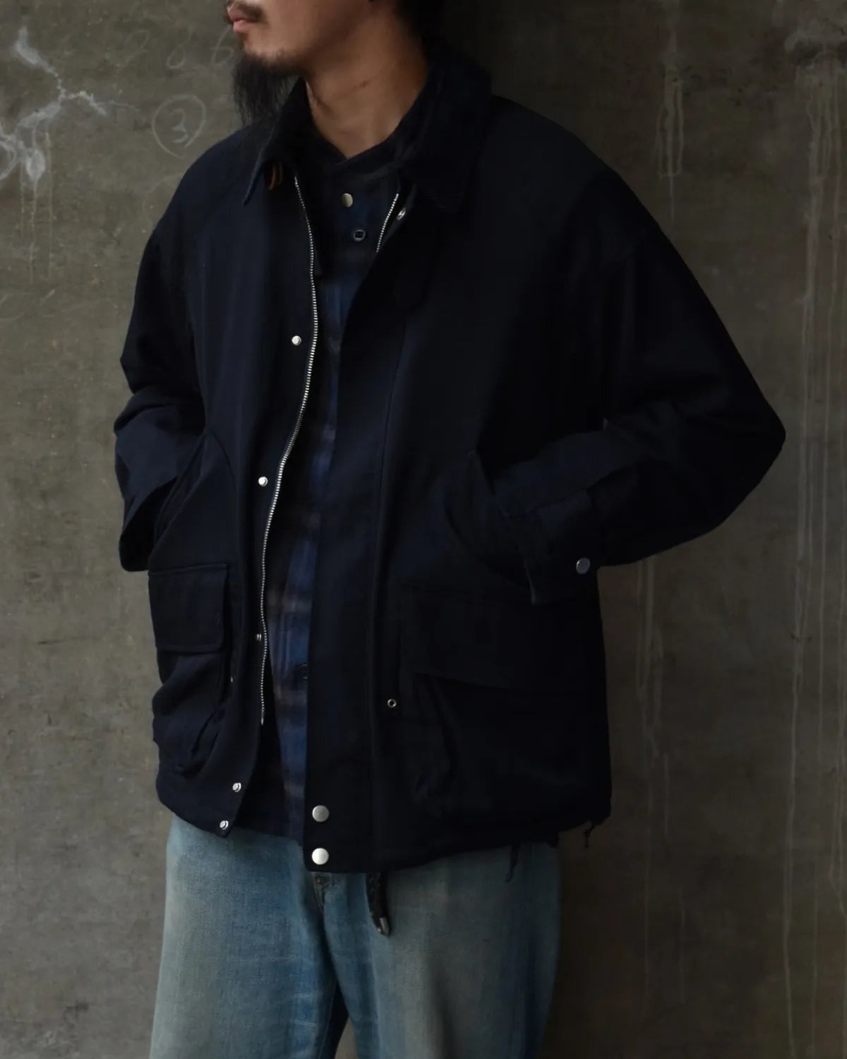 NONNATIVE / HUNTER JACKET WOOL TWILL WITH WINDSTOPPER® (NN-J4711)