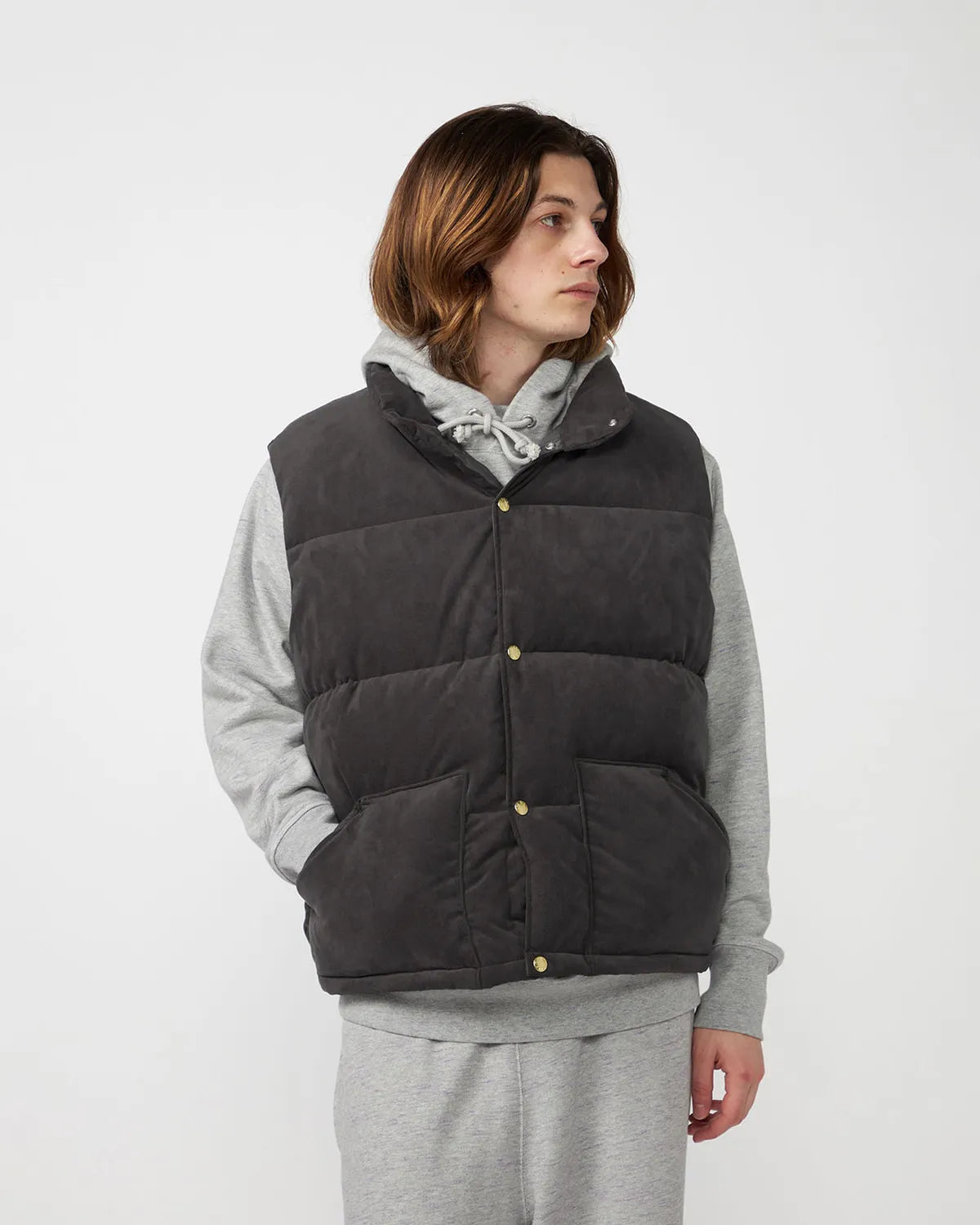 THE NORTH FACE PURPLE LABEL / Synthetic Leather Field Sierra Vest (N25FN092)