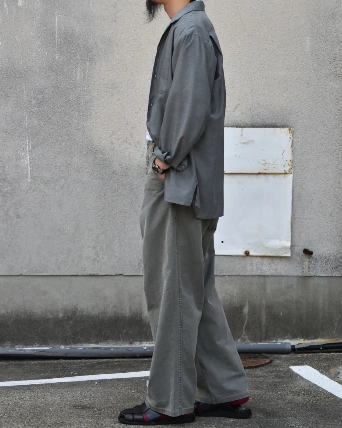 A.PRESSE / Vintage Cinch Buckle Euro Work Pants (25AAP-04-28)