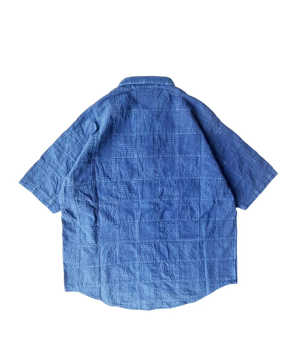 DESCENDANT / DIS TRIBUTION PATCHWORK SS SHIRT PIGMENT DYE (251WVDS-SHM06)