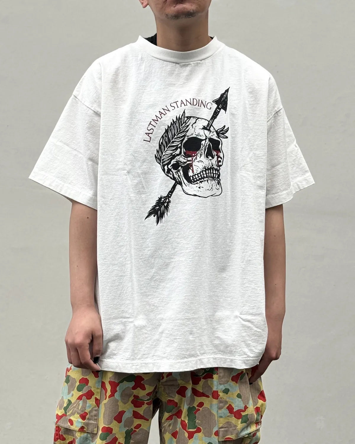 LASTMAN / PRINTED TEE SHIRTS "STANDING" (261LM-CT19)