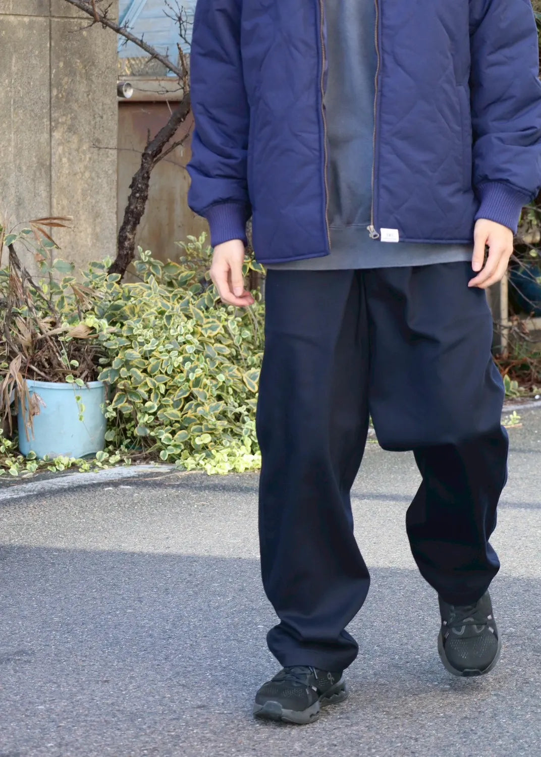 DESCENDANT / SHORE TWILL BEACH TROUSERS (252CPDS-PTM02)