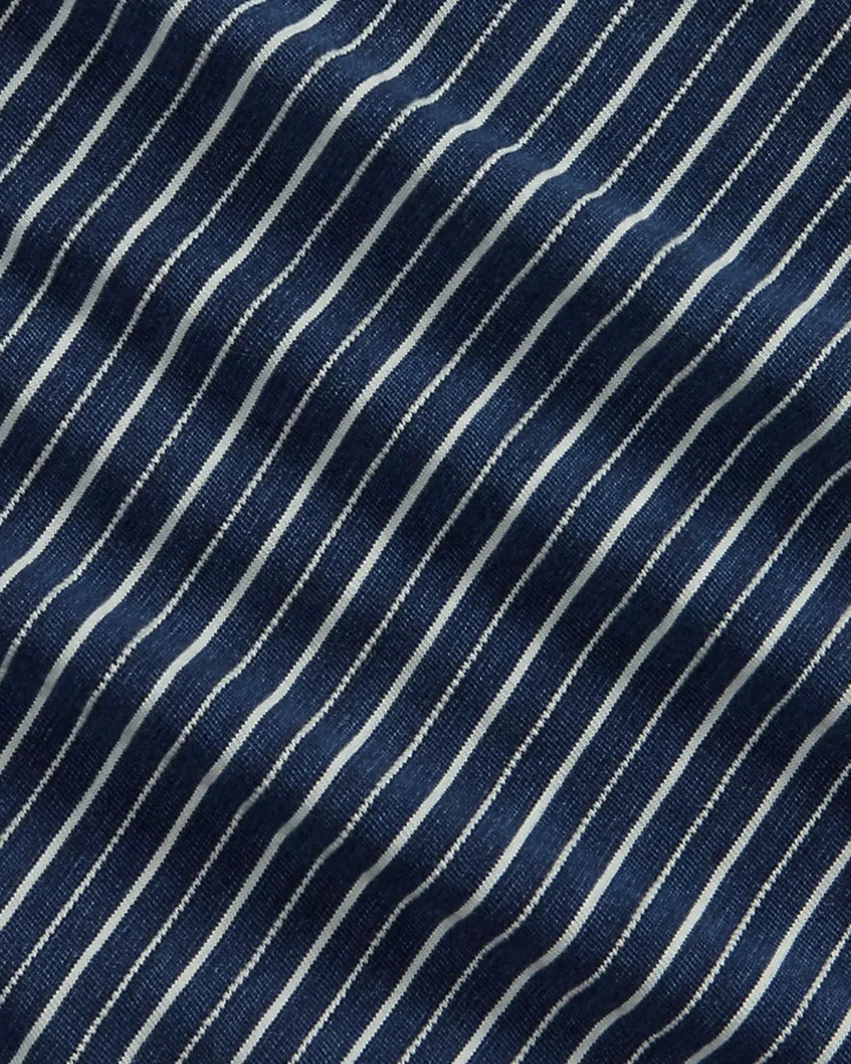 RRL (ダブルアールエル) インディゴ ストライプド ジャカード Tシャツ