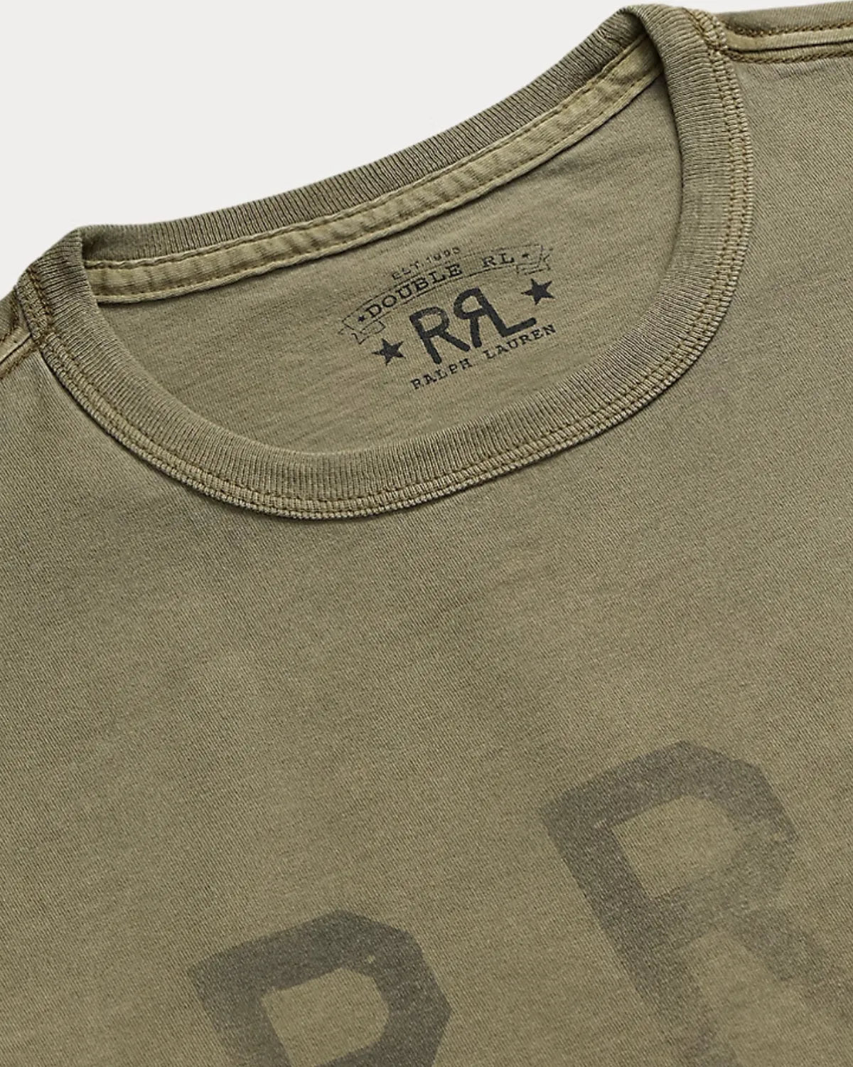 RRL /  ガーメントダイド ロゴ ジャージー Tシャツ (MNRRTSH1N820163)