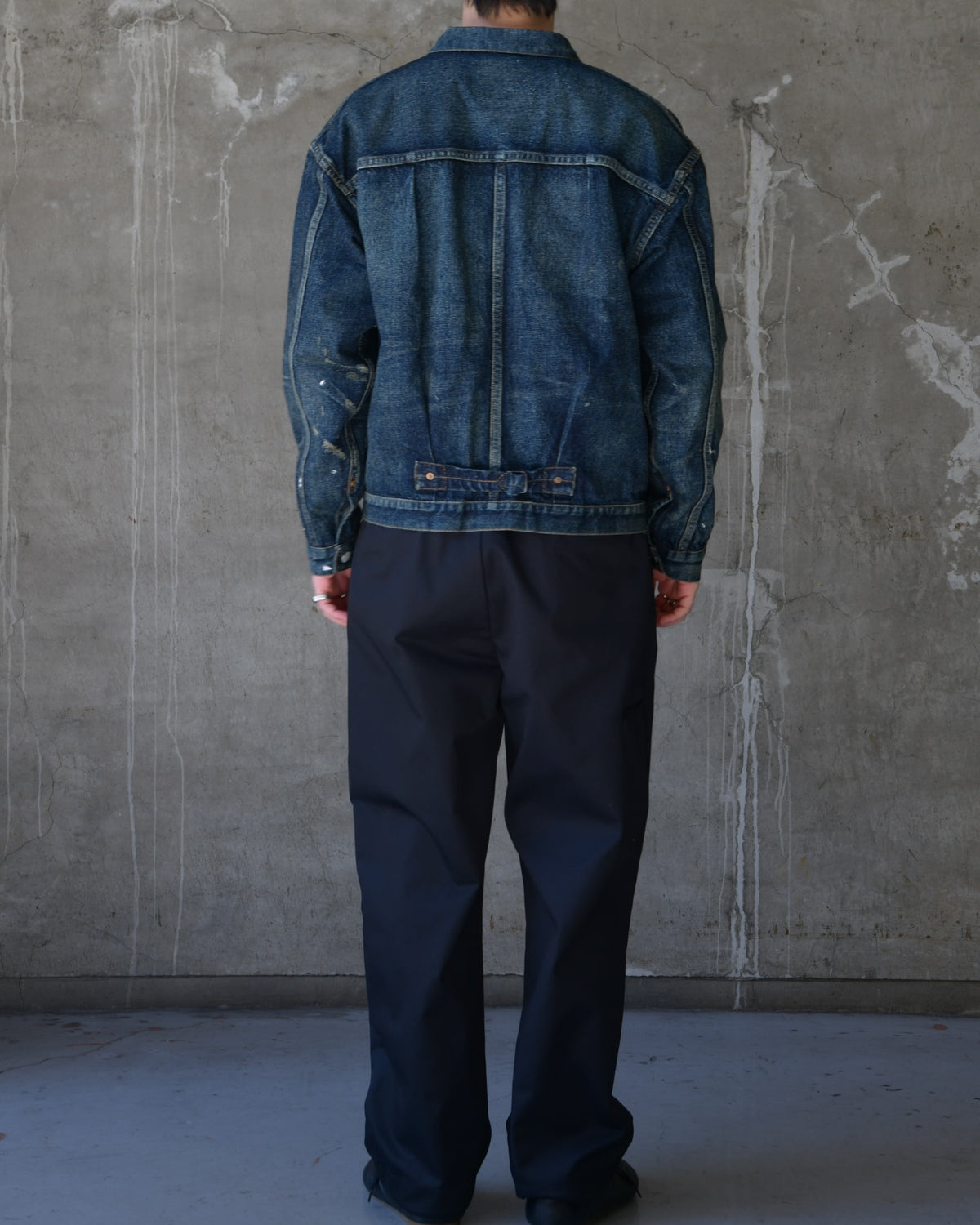 New Manual / #001 T-BACK DENIM JACKET (2026SSJK-YY-0001)