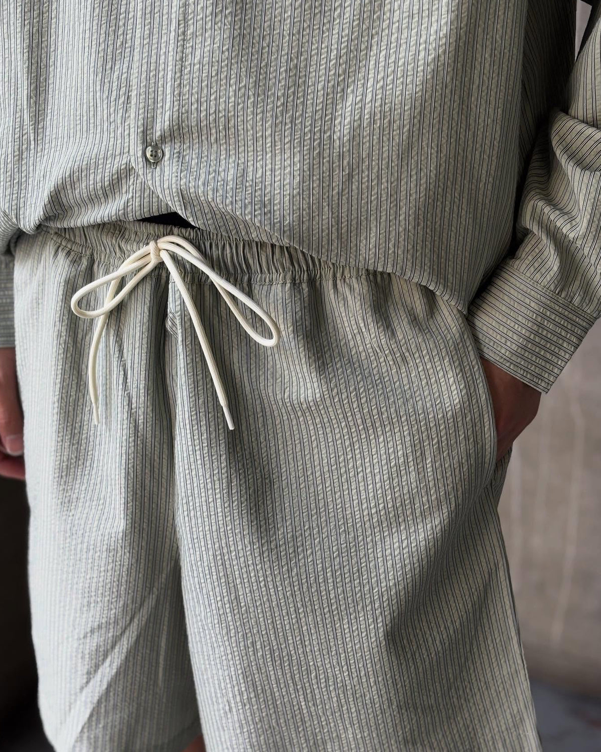 Acy / SEERSUCKER  BUGGY SHORTS (ACY-26SS-017)