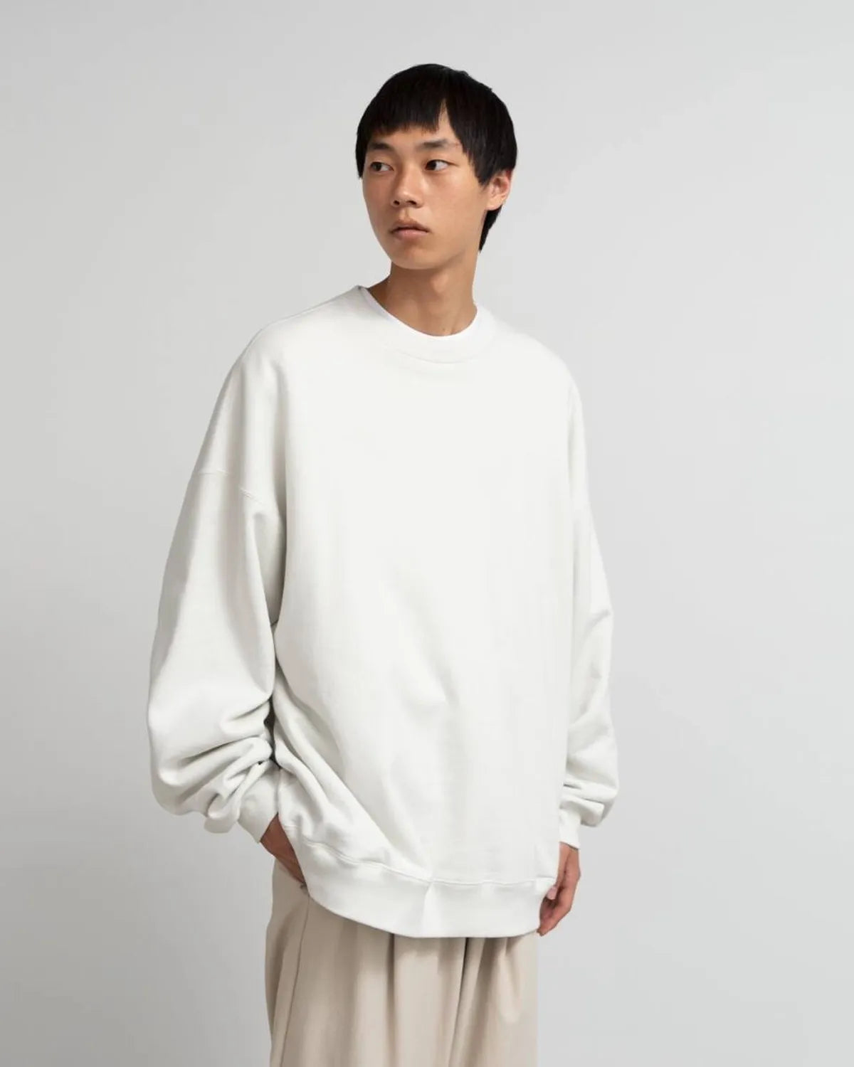 Graphpaper / AZUMA Terry Crew Neck Sweat (GU251-70195C)