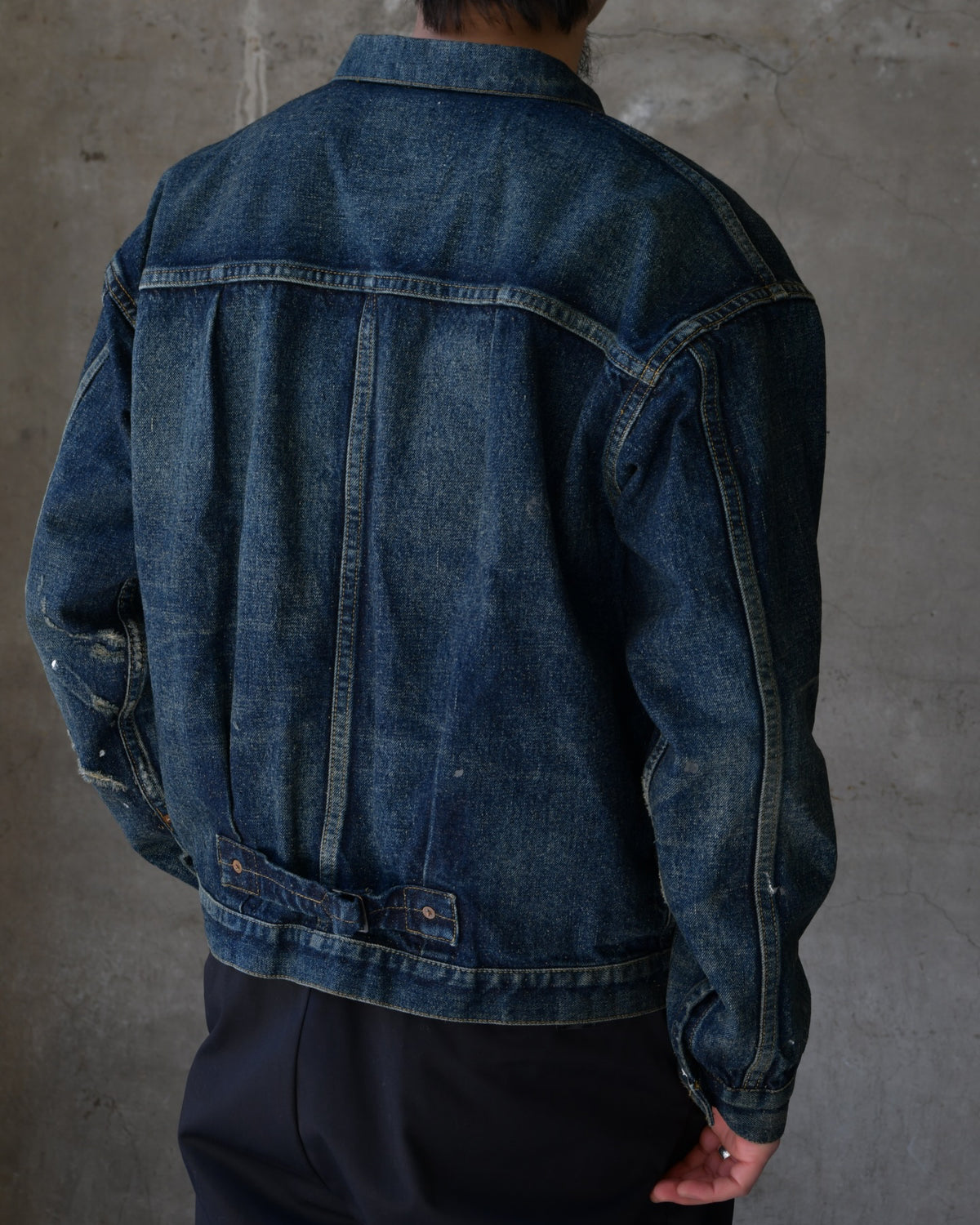 New Manual / #001 T-BACK DENIM JACKET (2026SSJK-YY-0001)