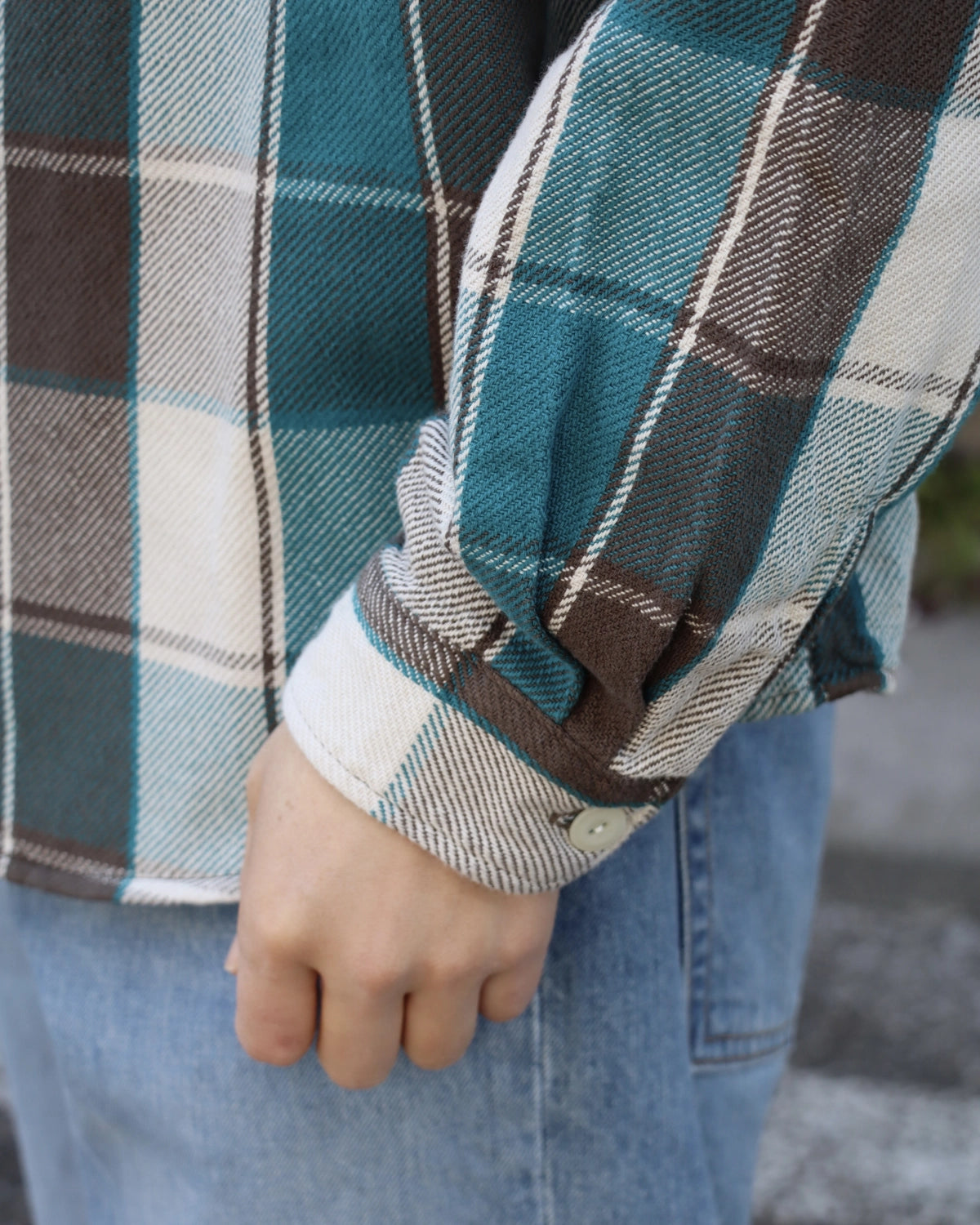 DESCENDANT / VANNING PLAID LS SHIRT (261TQDS-SHM03)
