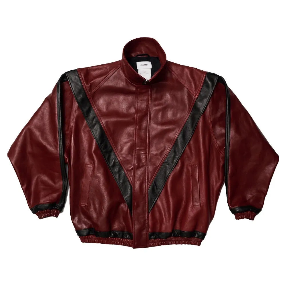 doublet の LEATHER TRACK JACKET (24AW04BL190)