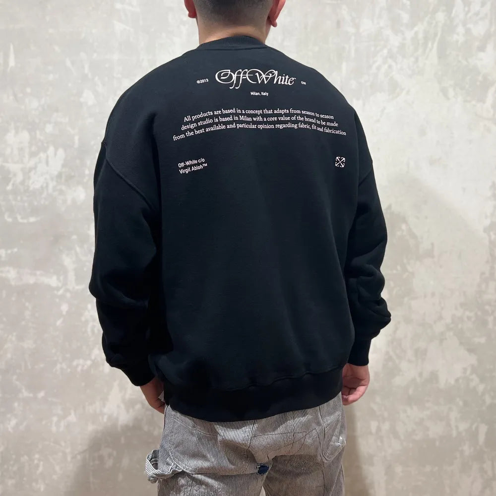 Off-White™ / SCRIPT MARY SKATE CREWNECK (OMBF24-RTW0088)