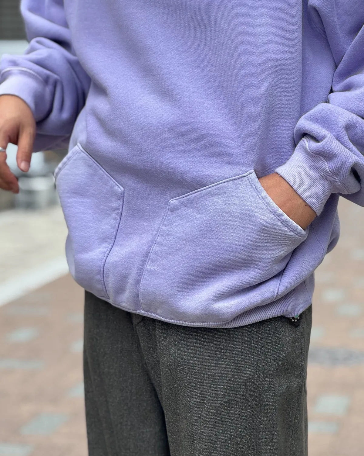 A.PRESSE / Vintage Attached Snap Hood Sweat Parka (26AAP-05-13)