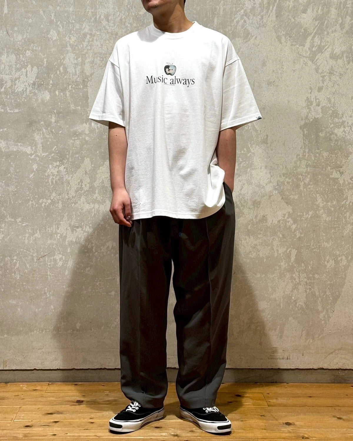 CITY COUNTRY CITY / COTTON S/S T-SHIRT_Music always (CCC-251T007)