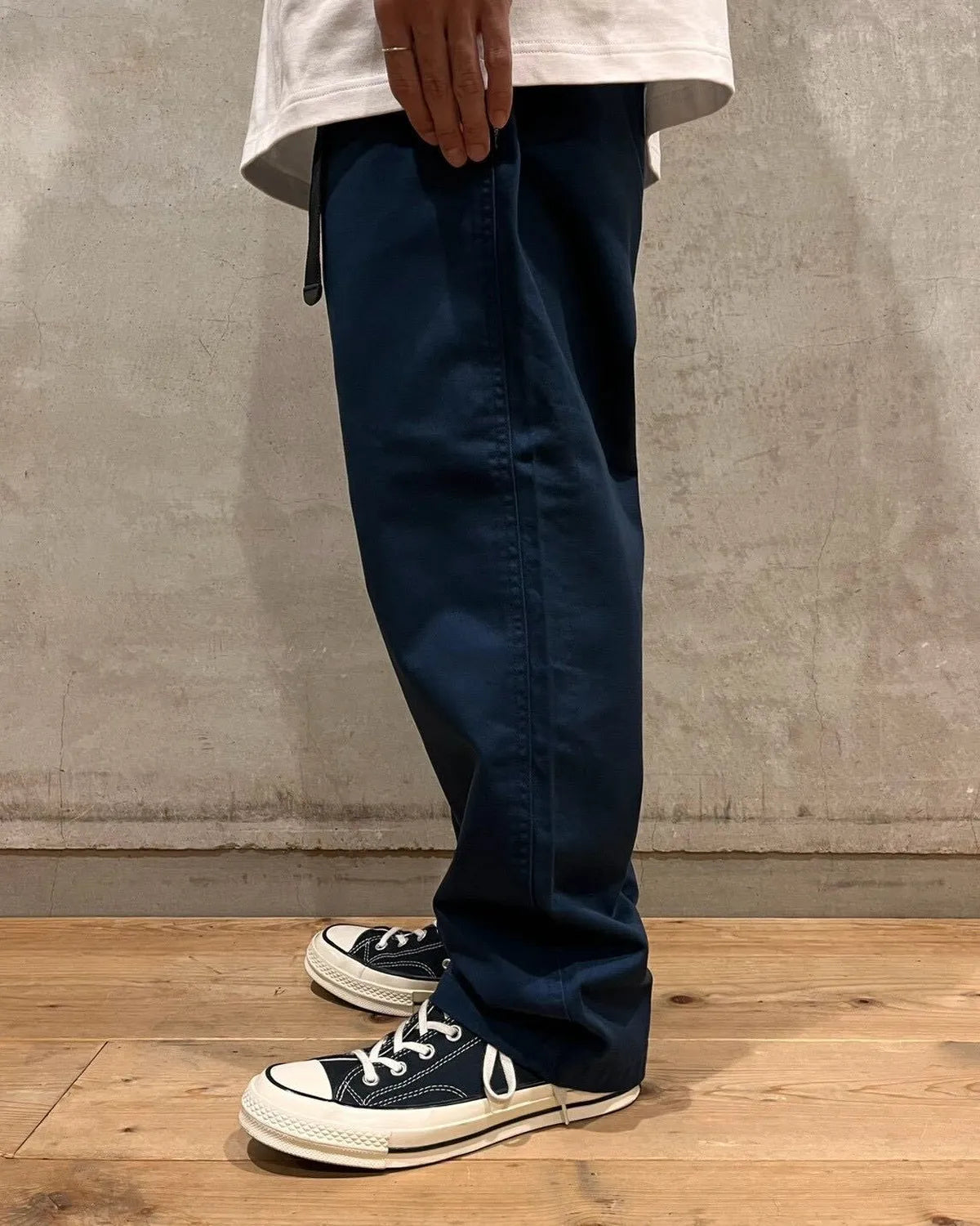 GOD SELECTION XXX / Back logo Cotton Easy Pants (GX-S26-PT-02)