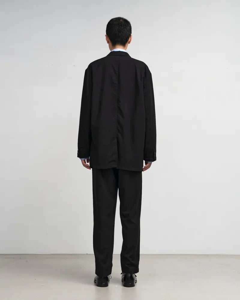 Graphpaper / Deep Black Wool Jacket (GM242-20057N)