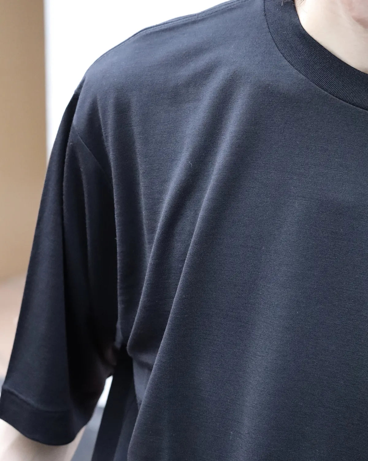COMOLI / サマーウール 半袖Tシャツ (D01-05024)