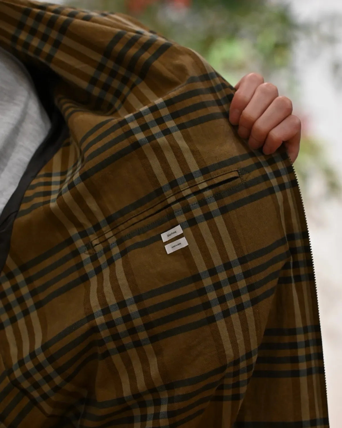 blurhms / Cooton Gabardine Harrington Jacket (BHS26S003)