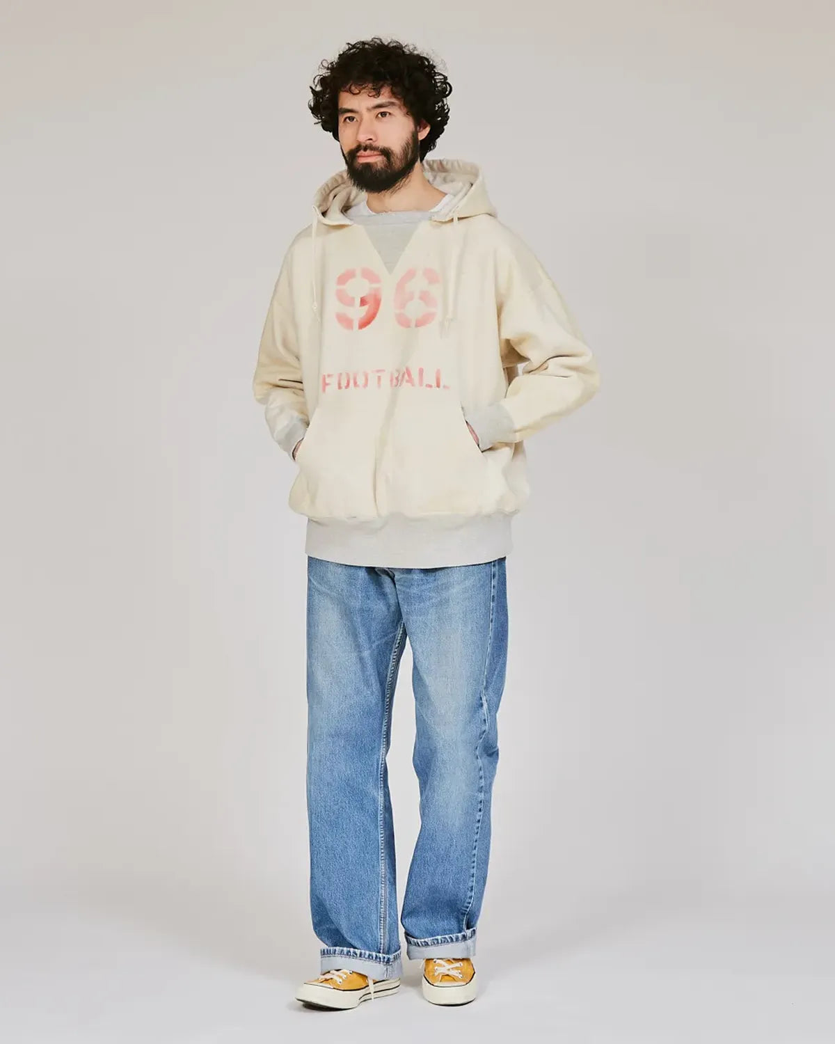 Champion / ダブルシックネスプルオーバーアフターフーデッドスウェットシャツ (C3-C109)