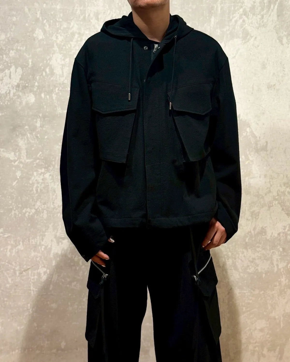 Tamme / NEP SILK HOOD BLOUSON (25A0303)