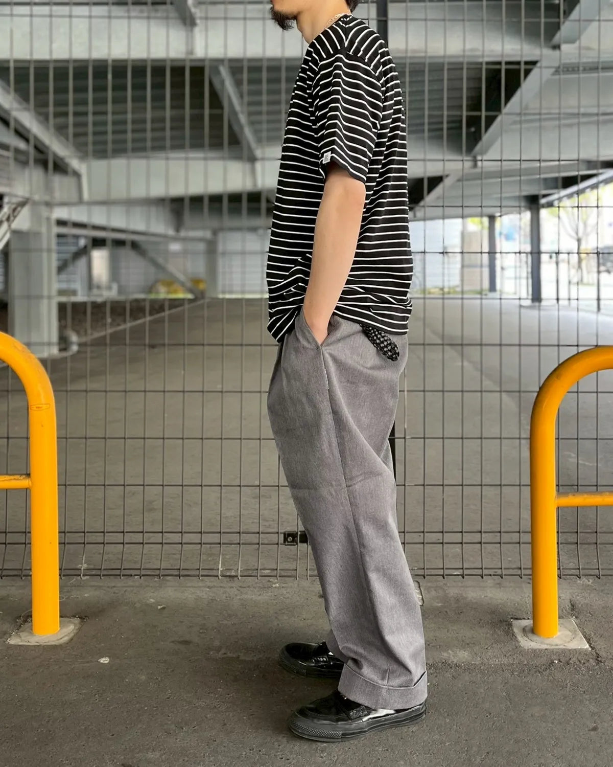 SEQUEL / BORDER T-SHIRT (SQ-26SS-CS-01)