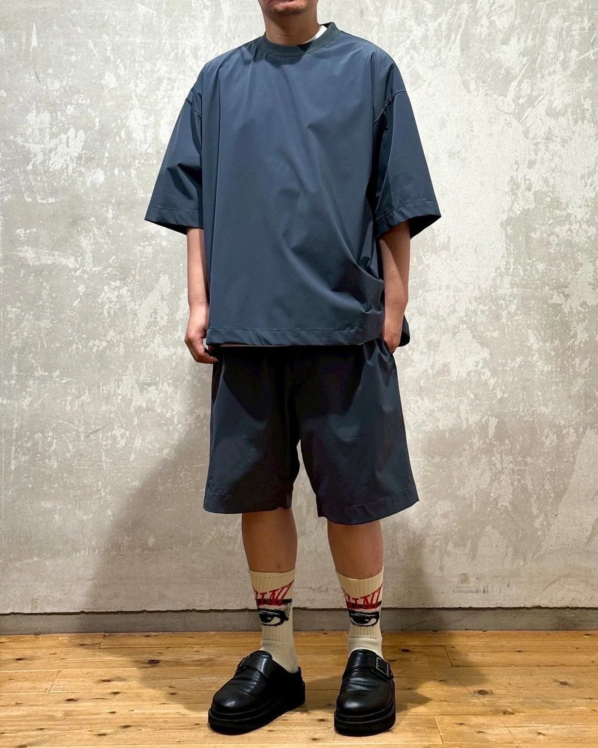 MENDRILL × N.HOOLYWOOD COMPILE / Mendrill Woven Tee (MD15SH05)