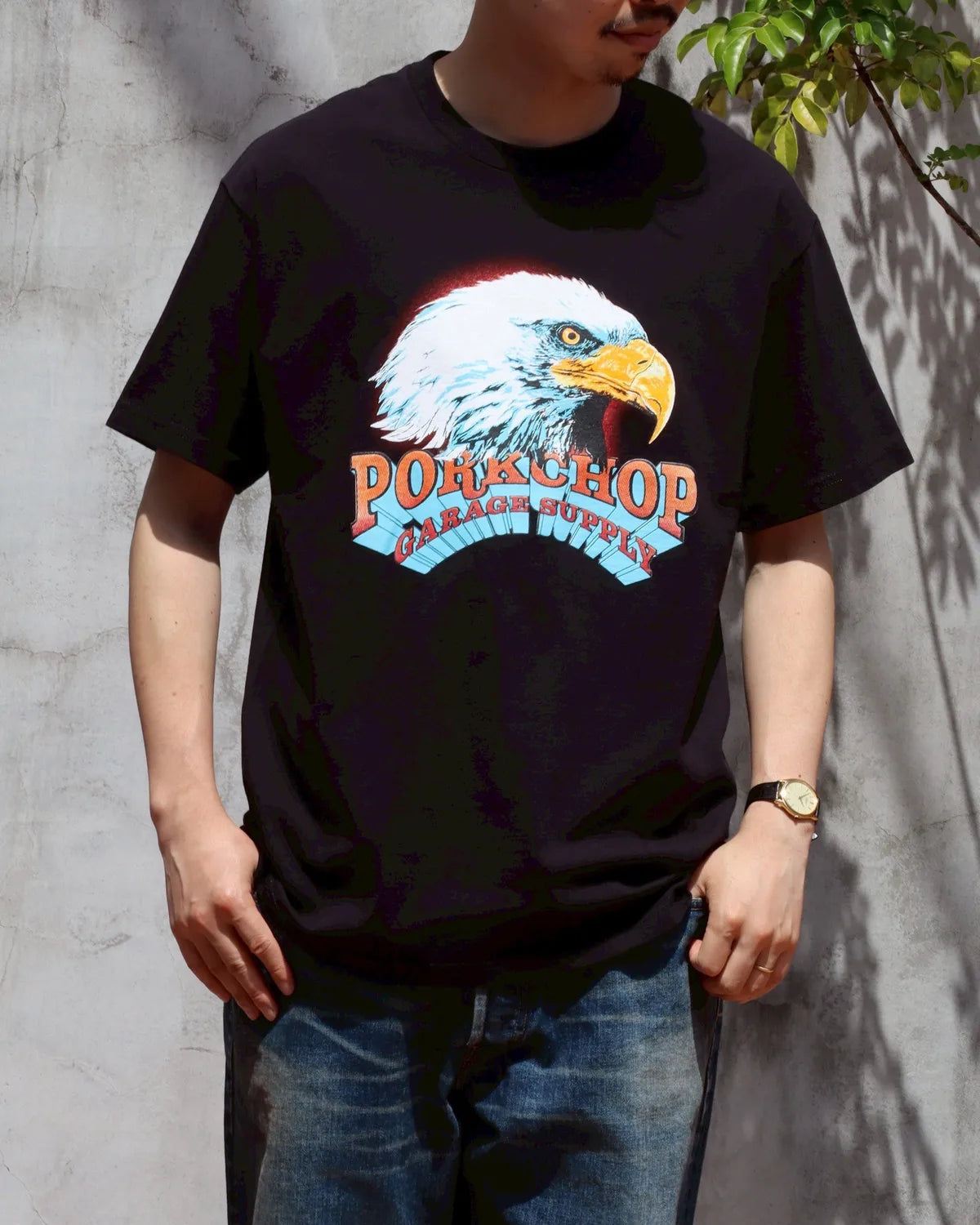 MASSES / PORKCHOP × MASSES T-SHIRT EAGLE (1259006013)