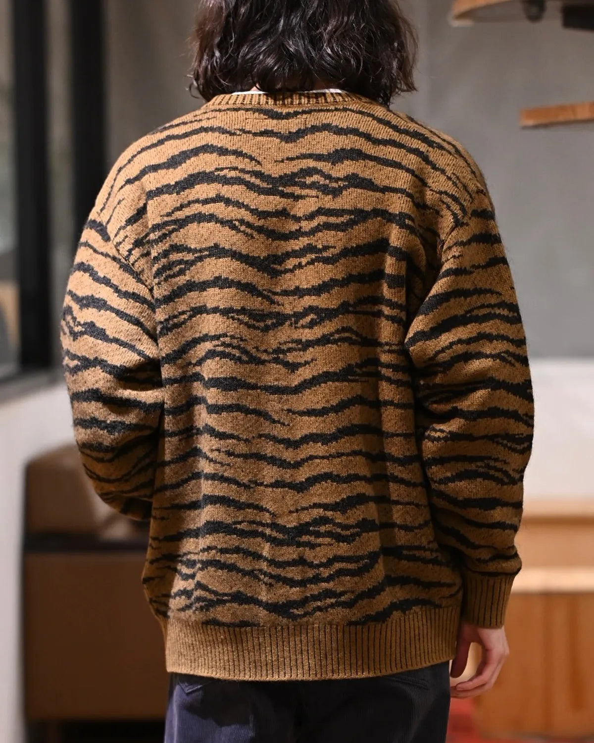 WACKO MARIA / TIGER MOHAIR CARDIGAN (25FW-WMK-KN06)