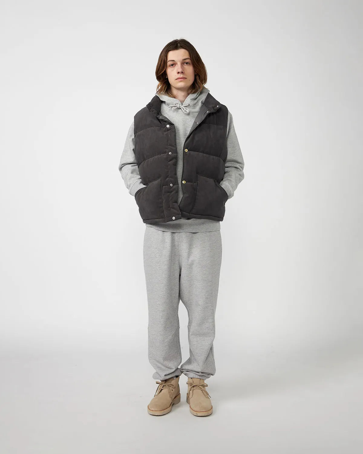THE NORTH FACE PURPLE LABEL / Synthetic Leather Field Sierra Vest (N25FN092)