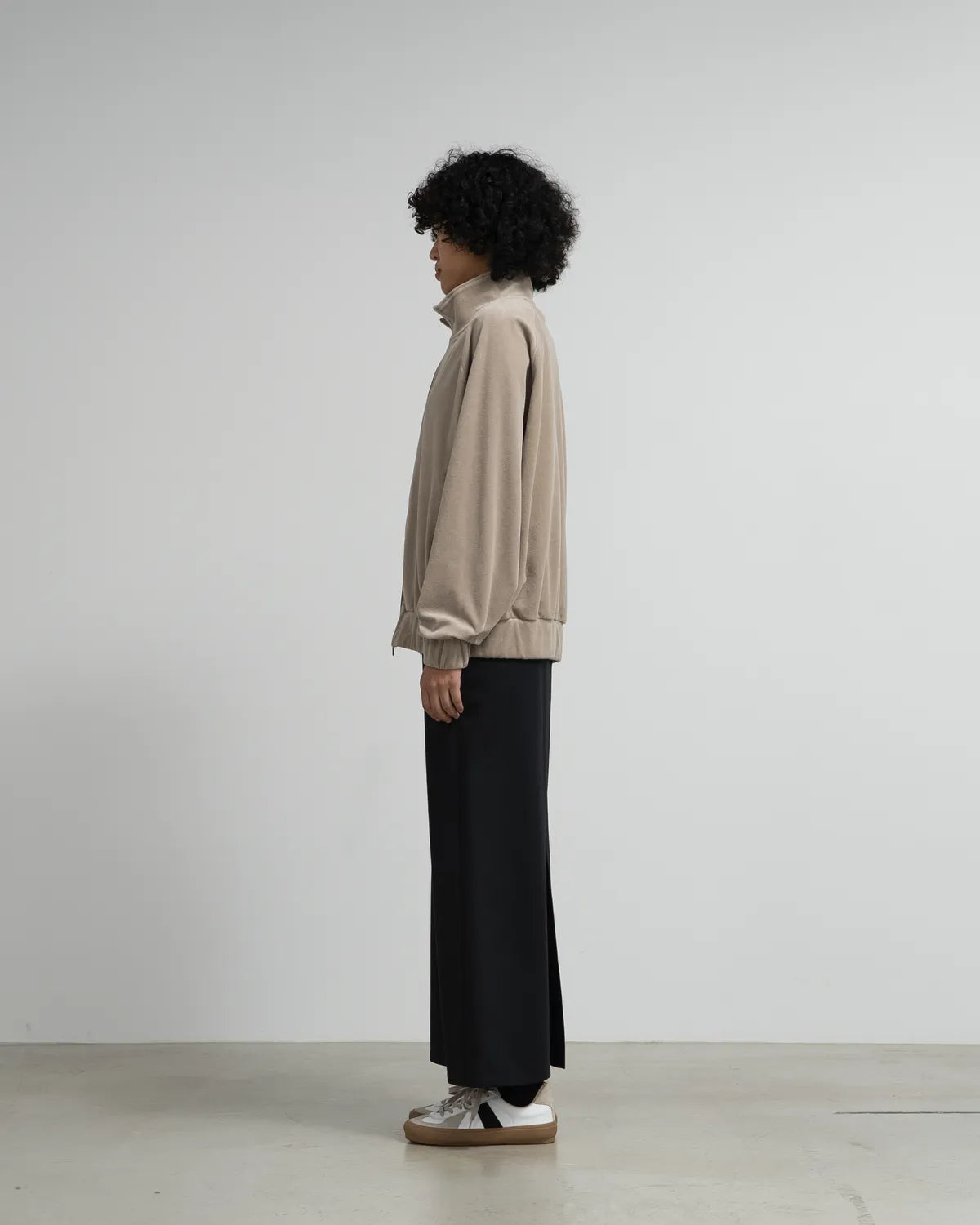 Graphpaper / Compact Velour Track Jacket (GL253-70407)