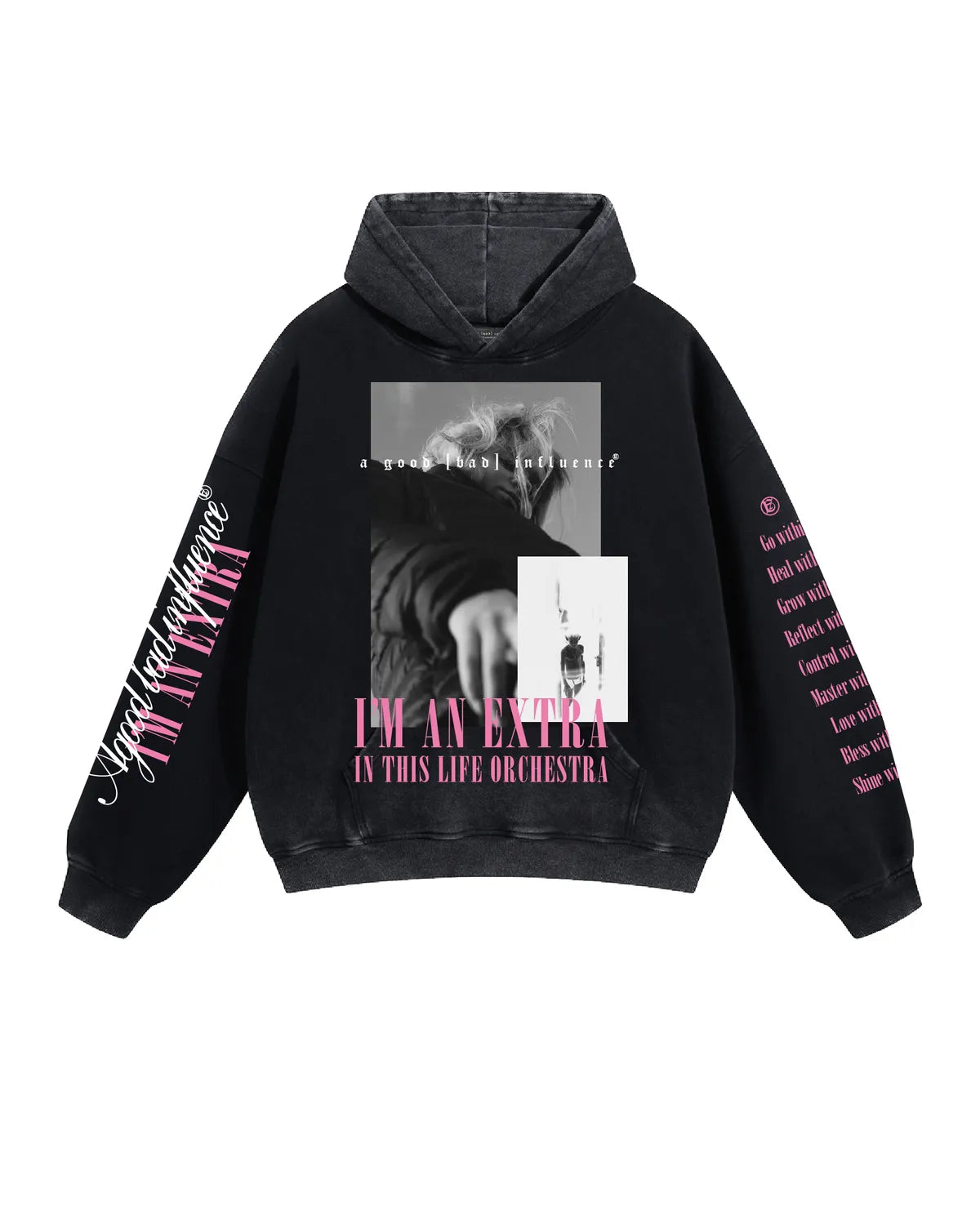 A Good Bad Influence / I AM AN EXTRA L HOODIE (AGBI-25AW-HD07)