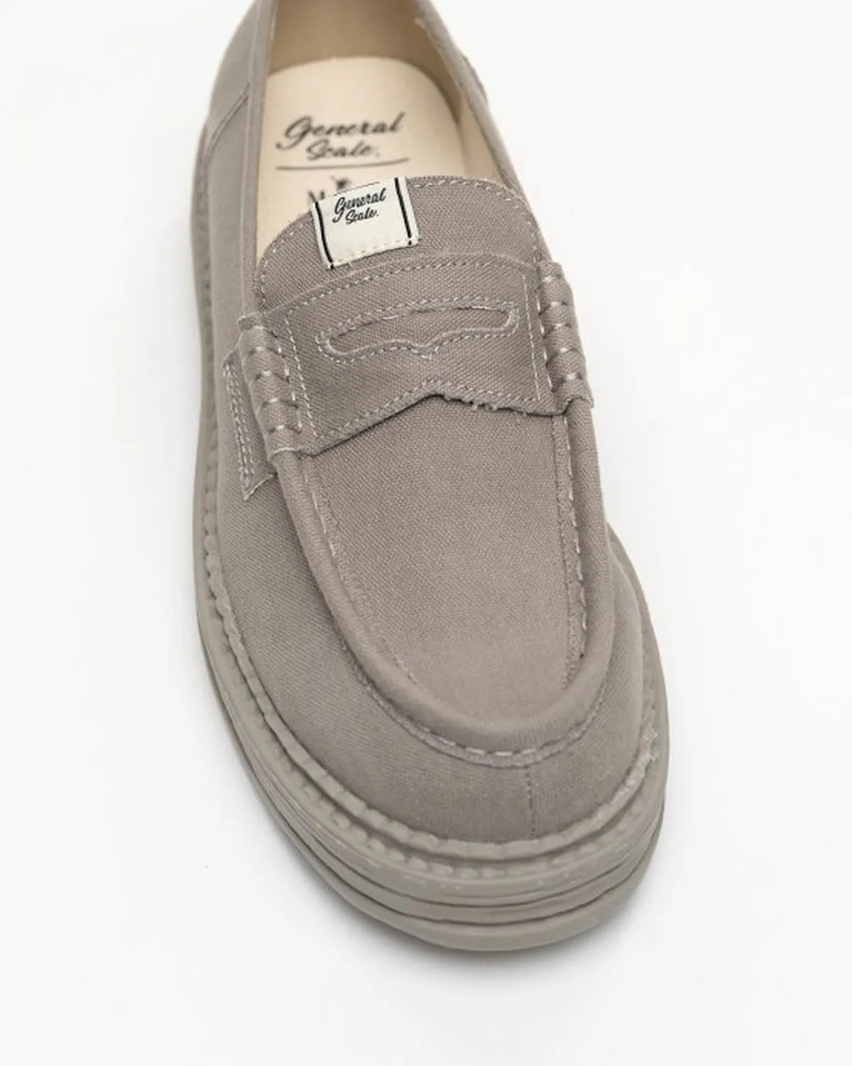 Maison MIHARA YASUHIRO General Scale. / "ANDY" Canvas Loafer (S16FW718)