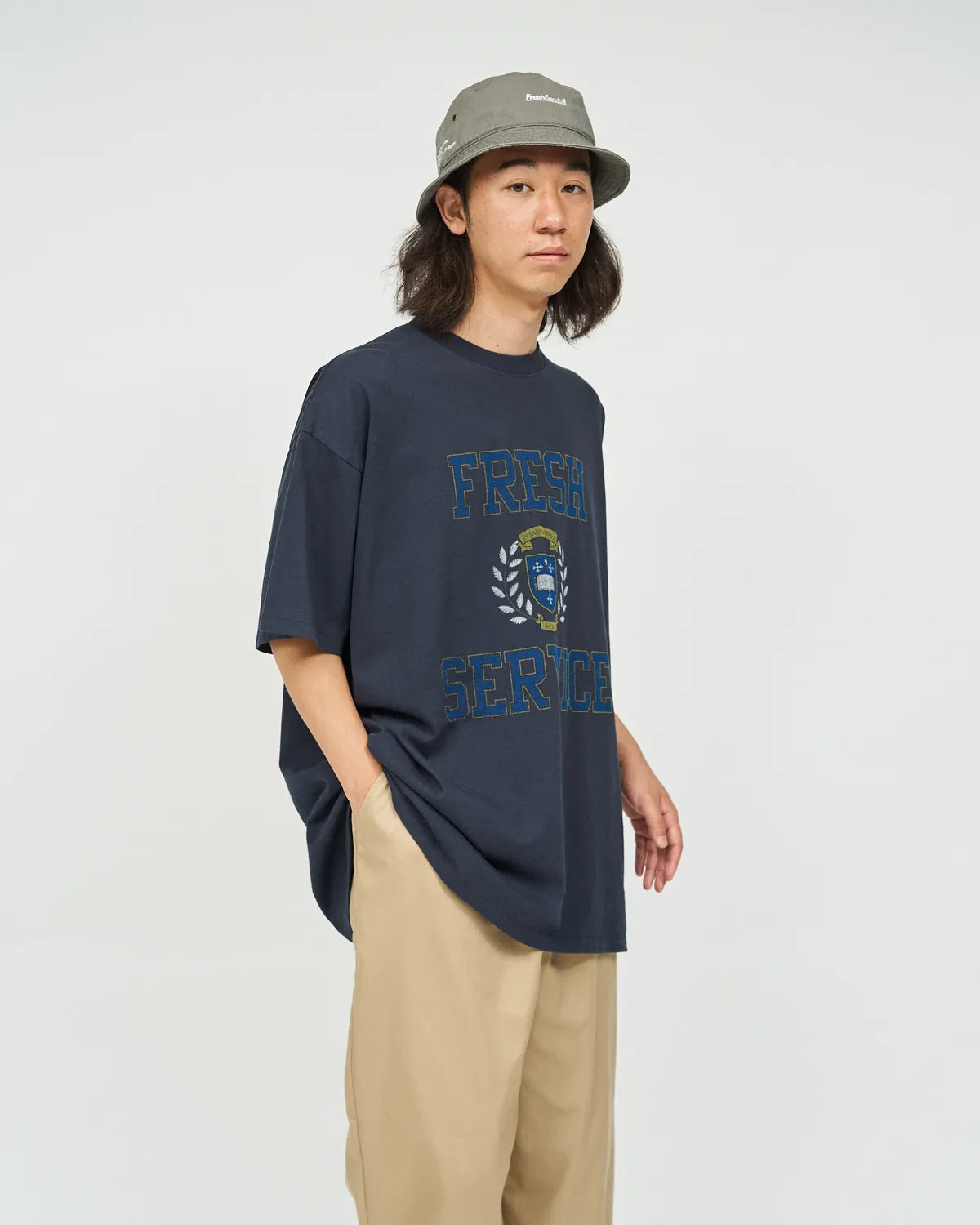 FreshService / CORPORATE PRINTED S/S TEE "COLLEGE" (FSC253-70013)