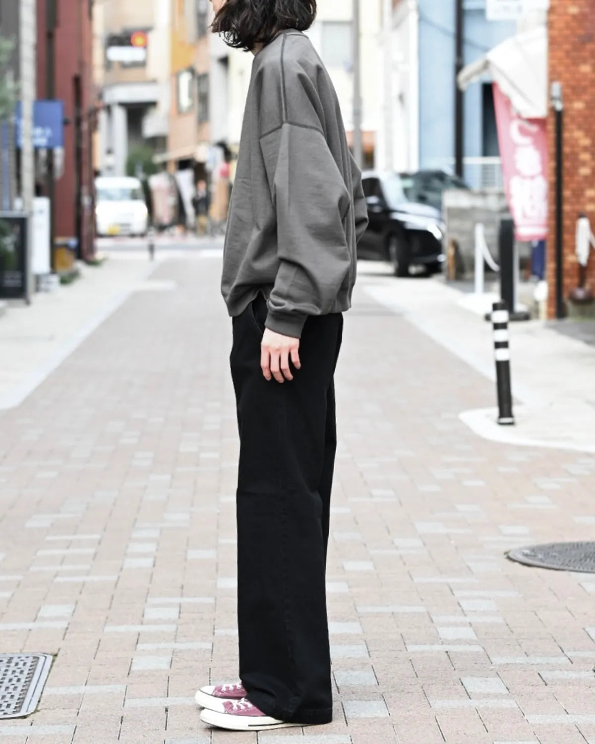 MARKAWARE / HUGE SHORT SWEAT (A25D03CS01C)