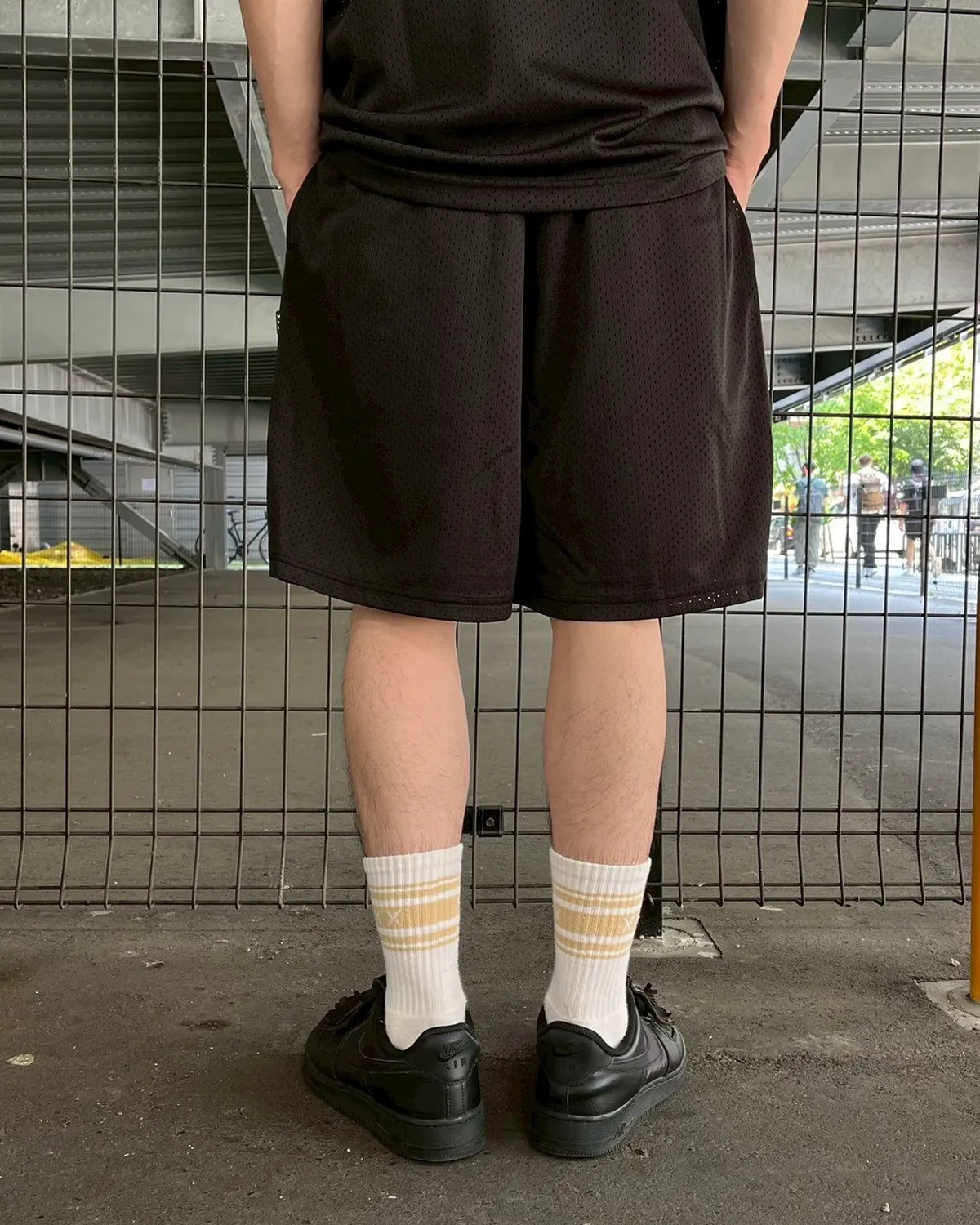 GOD SELECTION XXX / MESH BOARD SHORTS (GX-S25-SP-03)