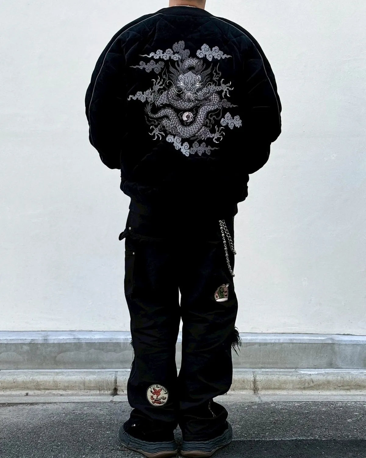 DELUXE / DELUXE × TIGHTBOOTH VELOUR SOUVENIR JKT (26SD5344)