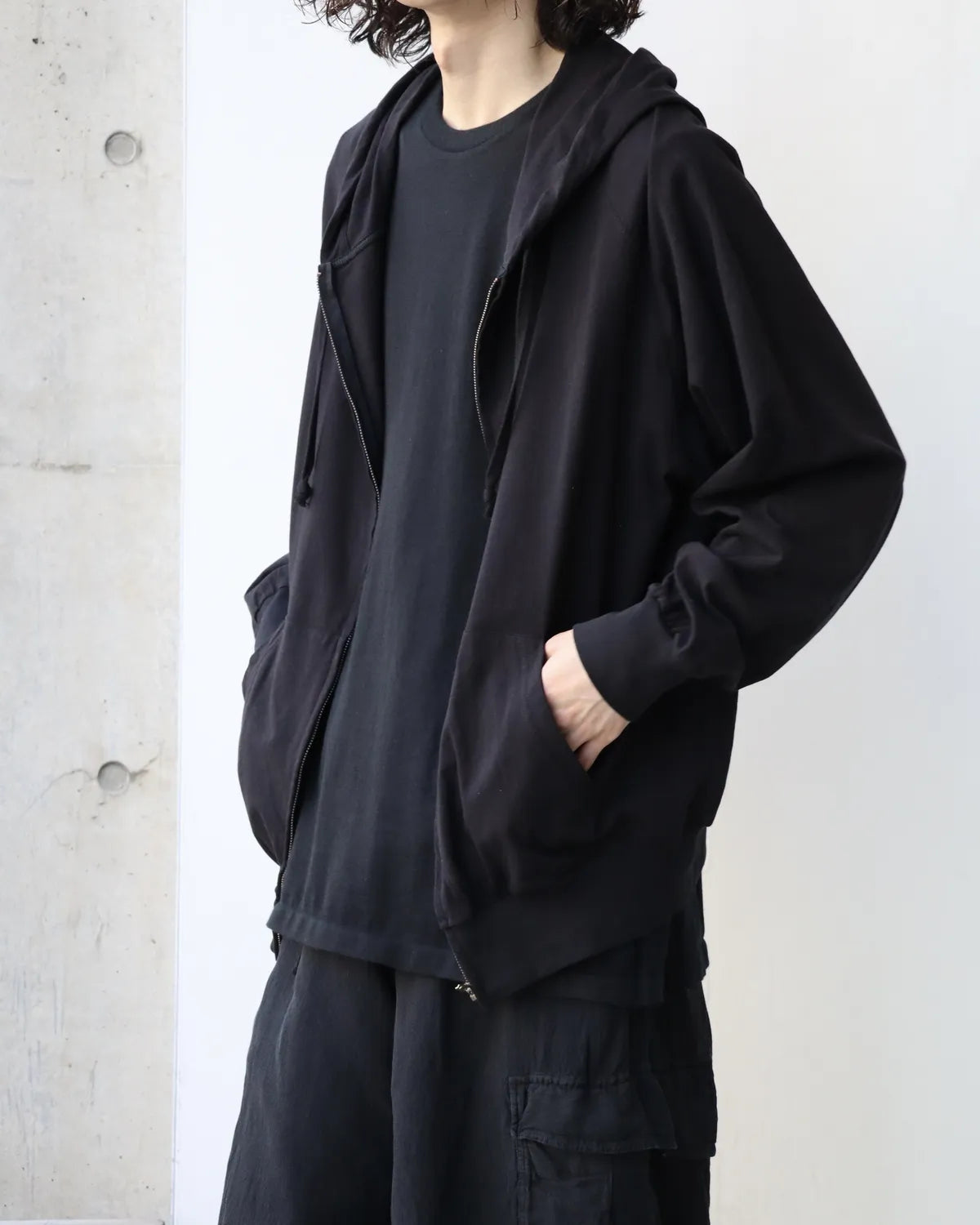 COMOLI / ジャージ ジップパーカ (D01-05039)
