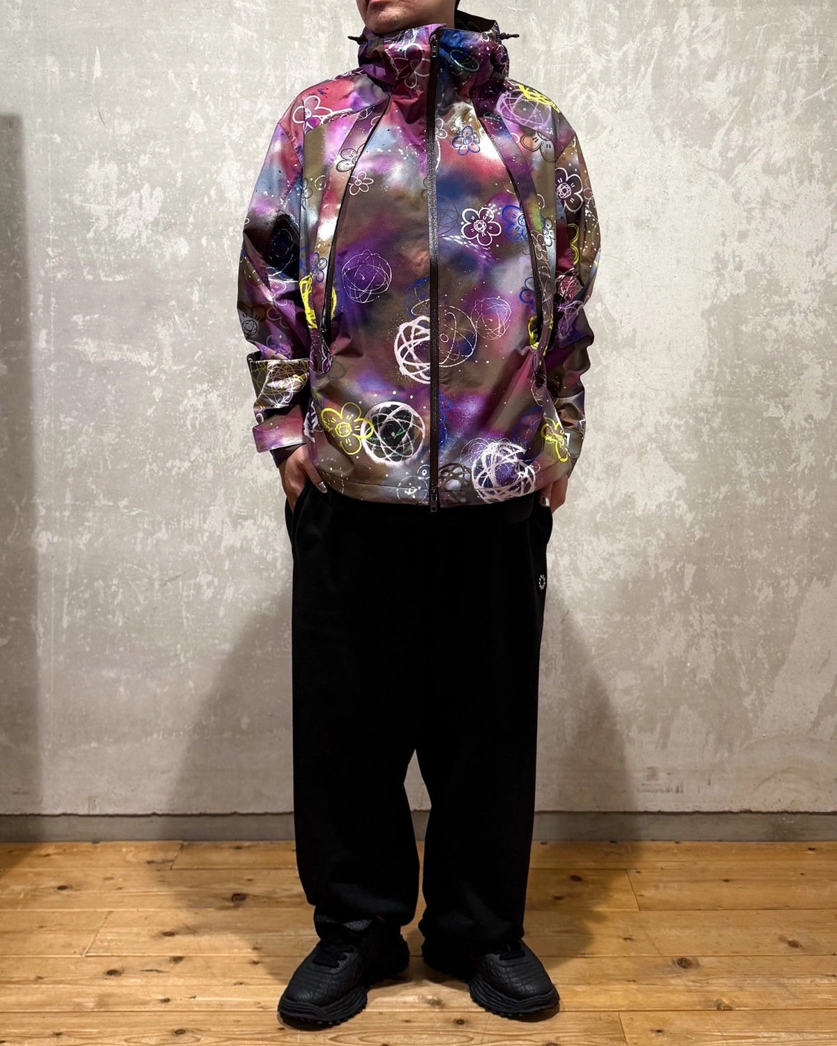 KENZO x Futura / 'Kenzo x Futura 2000' ショート ウインドブレーカー (FF65BL1779ND)