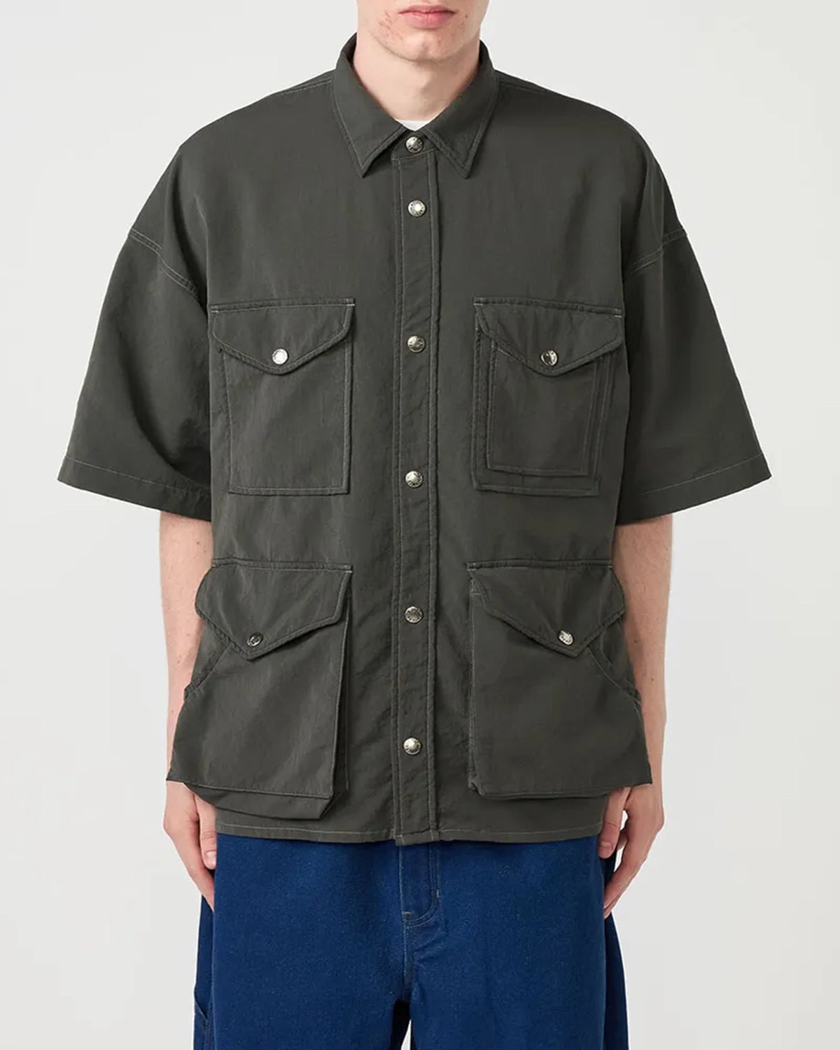 THE NORTH FACE PURPLE LABEL / Garment Dyed ALPHADRY Field S/S Shirt (N26SA032)