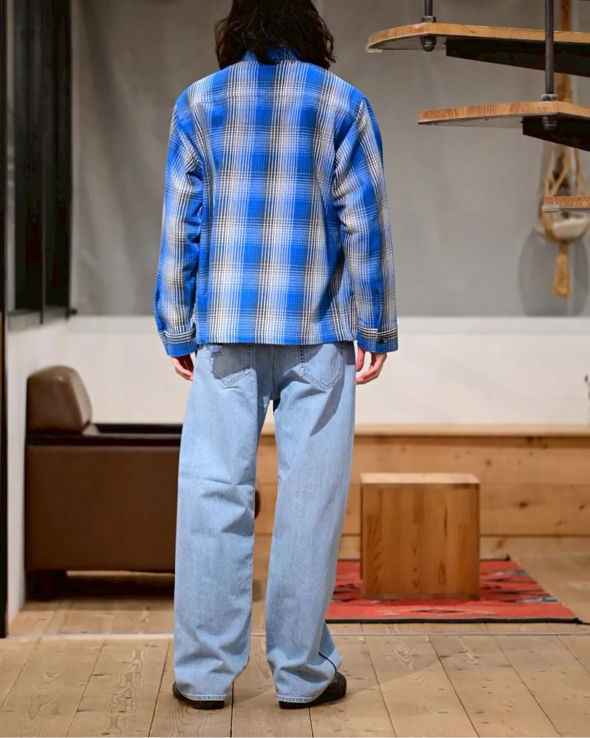 LAD MUSICIAN (ラッド ミュージシャン) / COTTON FLANNEL CHECK FRONT